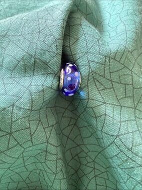 Pandora Blue “Bubbles” Murano Glass Charm
